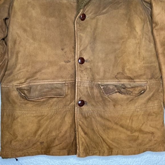 Vintage Lakeland Sportswear Suede Leather Jacket: Size 40 - Picture 7 of 11